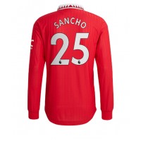 Manchester United Jadon Sancho #25 Hjemmebanetrøje 2022-23 Langærmet